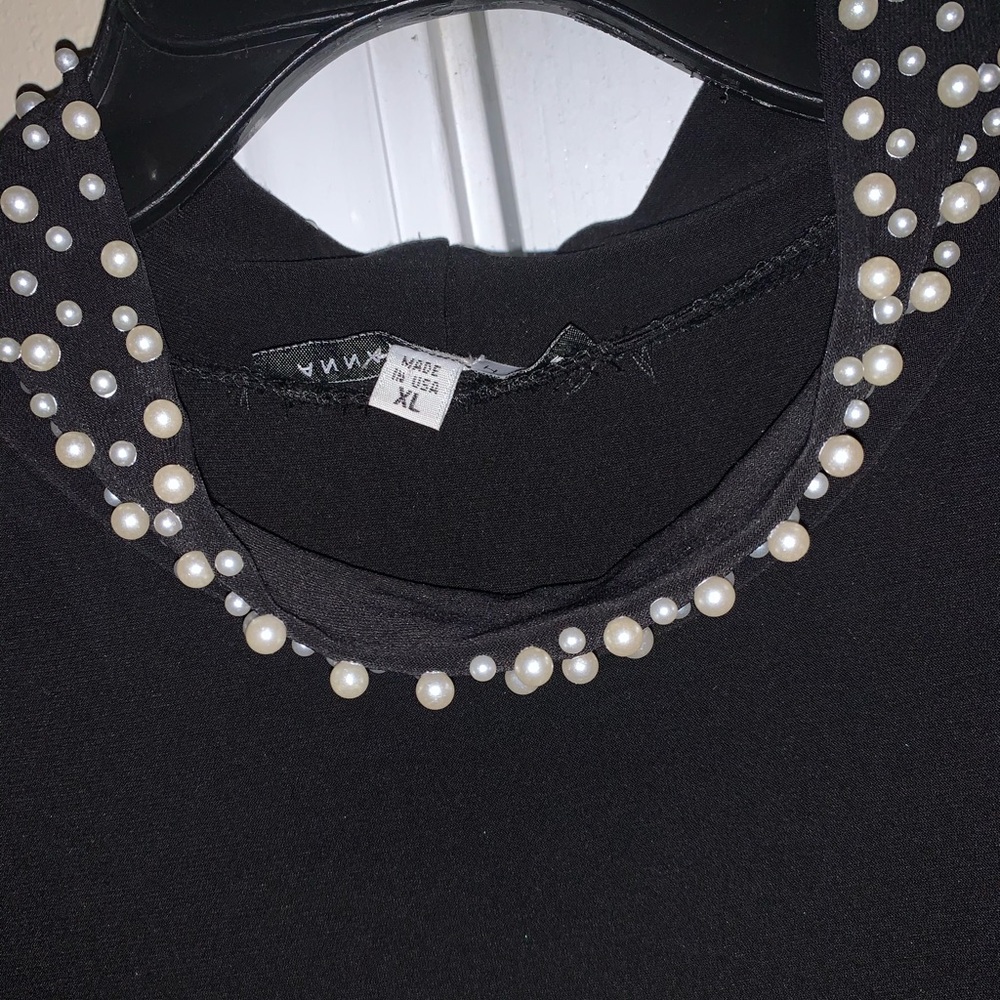Anna Lee & Hope Black Knee Length Dress Size XL